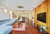 Lake view 3 bedroom apartment for rent in Yen Phu st, Tay Ho district.